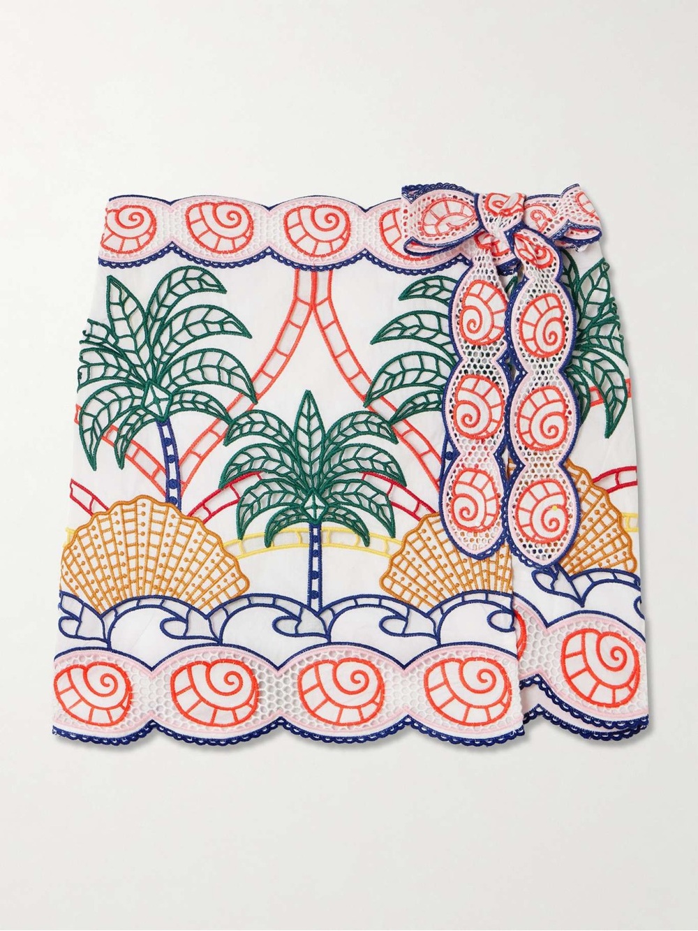 FARM Rio TROPICAL GRAPHIC RICHELIEU SKIRT
OFF WHITE - Picture 9 of 14